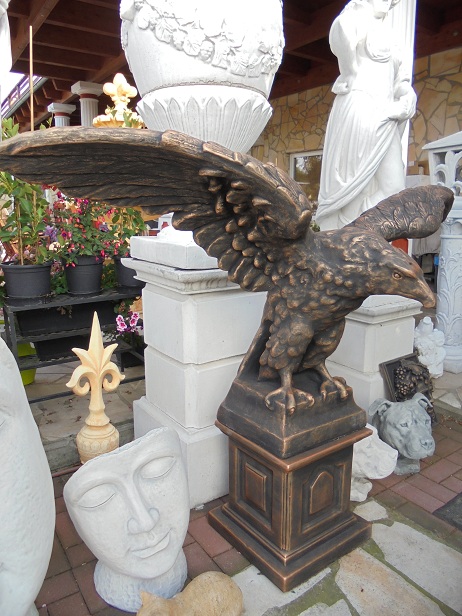 Adler, Statue, Gartenfigur, Steinfigur, Park & Gartendekoration