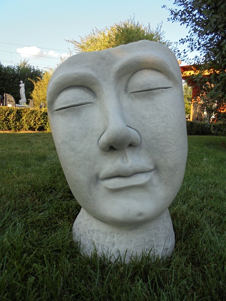 Büste, Maske, Gesicht, Skulptur, Steinfigur, Park & Gartendekoration