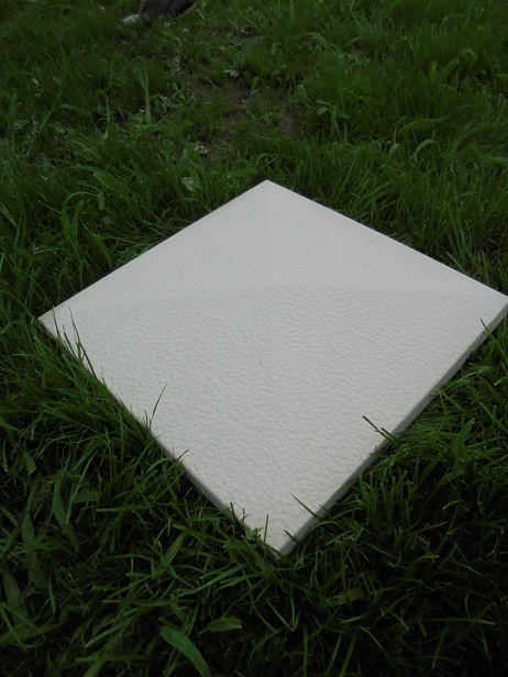 Pyramide, Abdeckplatte für Torpfeiler, 39 cm x 39 cm, Pfeilerschmuck, Park & Gartendekoration, Steinguss