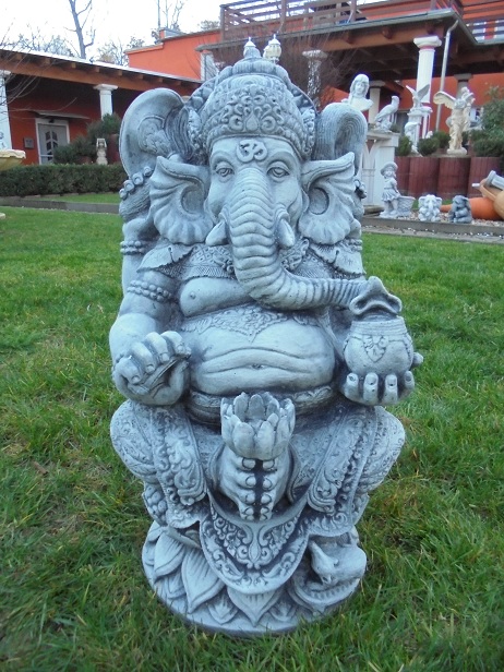 Ganesha, Elefantenfigur, Wächter, Torwächter, Steinfigur, Steinguss
