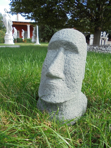 Moai Statue, Steinfigur, Gartenfigur, Gartendekoration