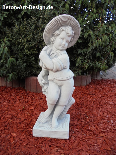 Gartenfigur, Statue "Winter" 4 Jahreszeiten, Park & Gartendekoration, Skulptur, Steinfigur, Steinguss