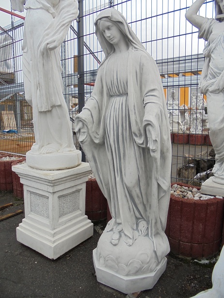 Heilige Maria Statue, Park & Gartendekoration, Gartenfigur, Steinguss