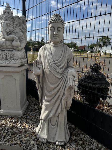 Stehender Buddha, Buddhafigur, Gartenfigur