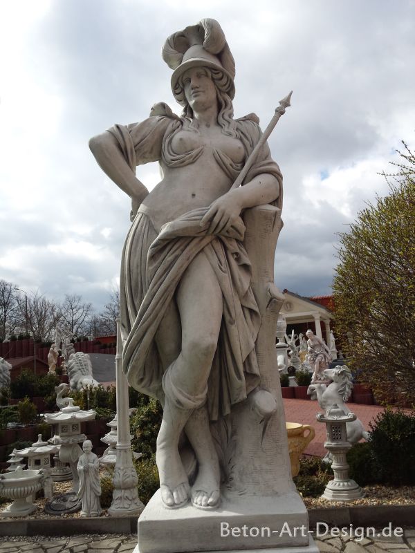 Gartenfigur, "Minerva" Statue, 172 cm hoch, griechisch, römische Göttin, Parkstatue, Park & Gartendekoration, Sk
