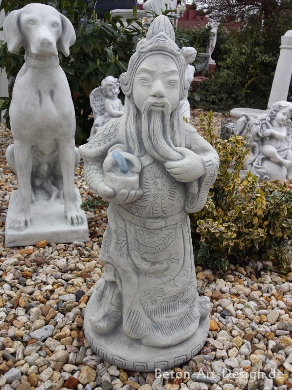 Brunnenfigur, Buddha - 69 cm Hoch, Park & Gartendekoration, Steinguss