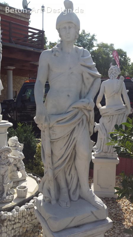 Gartenfigur, "Römer" 147 cm hoch, Statue, Park & Gartendekoration, Skulptur, Steinfigur, Steinguss
