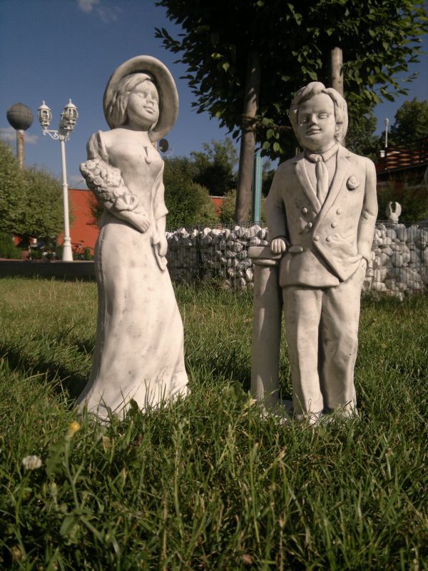 SET "Henry und seine Frau" 2 Figuren 1 Preis!! Park & Gartendekoration, Skulpturen, Steinguss