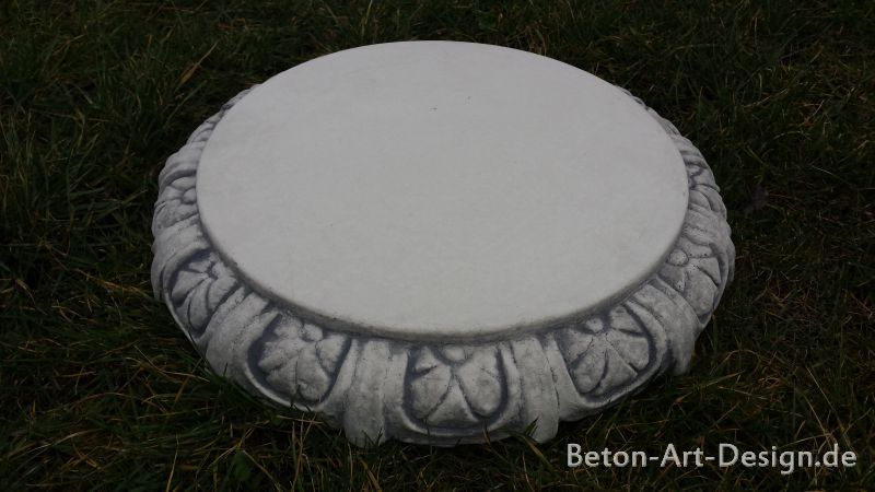 Plate with decorative edge / Dekokante around