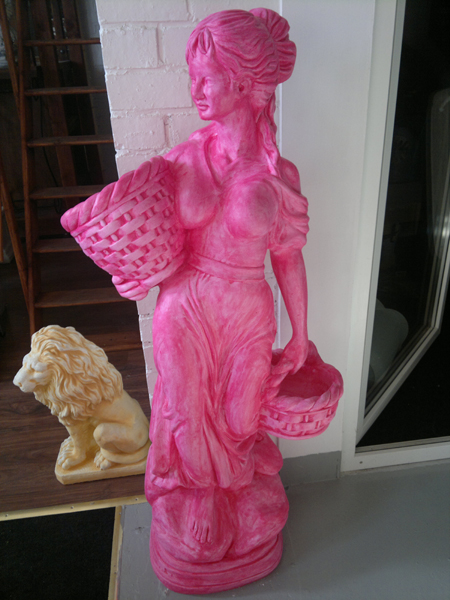 Gartenfigur, Blumenmädchen "Dona" Höhe: 132 cm, Statue, Skulptur, Park & Gartendekoration