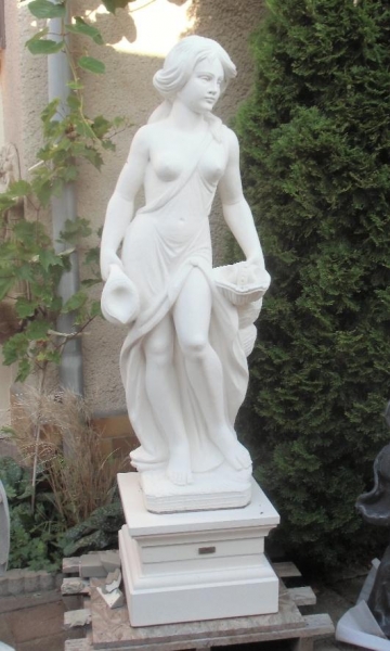 Sockel, 2 teilig, 45 x 45 cm für Gartenfiguren, Statuen, Skulpturen, Pflanzschalen, Park & Gartendekoration, Steinguss