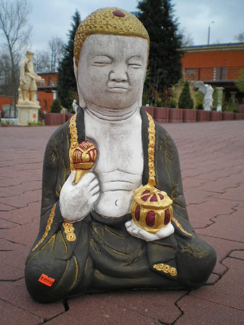 Buddha - handbemalt mehrfarbig, Dekoration für Haus / Wohnung