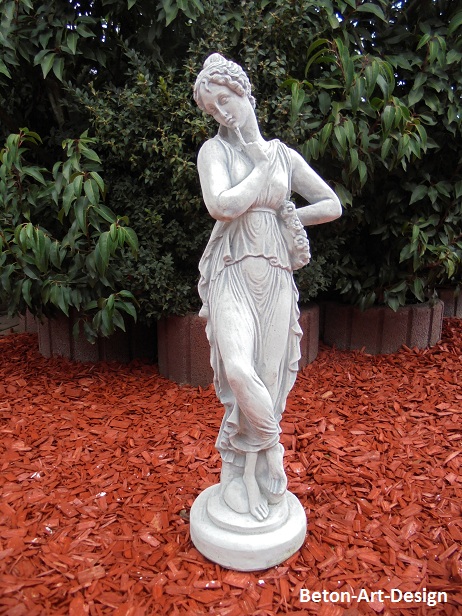 Gartenfigur "Frauenstatue" Höhe 66 cm, Skulptur, Steinfigur, Park & Gartendekoration, Steinguss