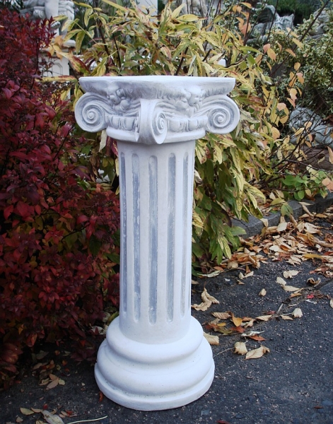 round stone pillar base for figures 73 cm