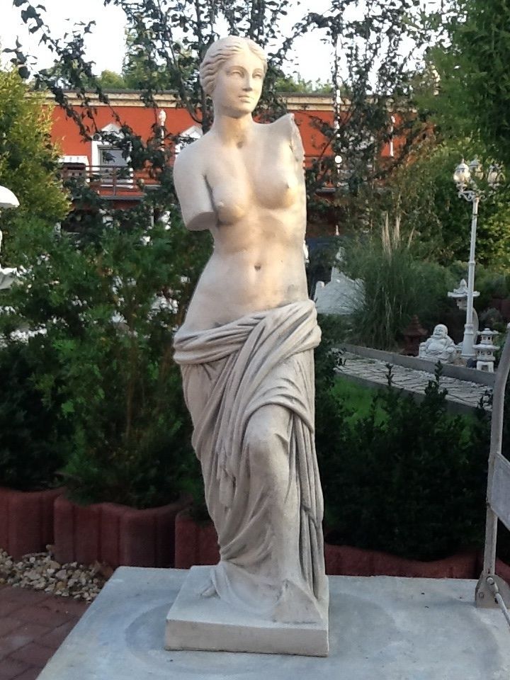 Gartenfigur, Statue, "Venus" 121 cm hoch, Park & Gartendekoration, Steinfigur, Betonfigur, Steinguss