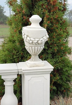 Pfeileramphore Vase mit Sockel 55 cm hoch 31 kg