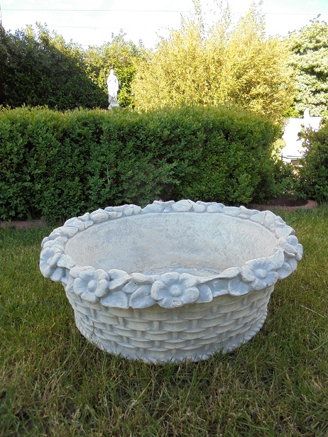 Pflanzschale, Blumenschale, Amphore, Steinguss, Park & Gartendekoration